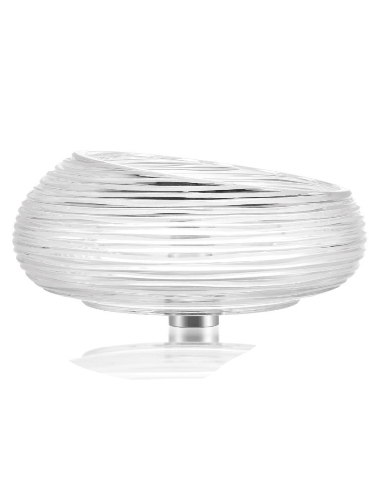 Lavabo appoggio in cristallo WAVE molato a mano