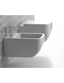 Wc rimless + Sedile + Bidet INFINITY sospesi