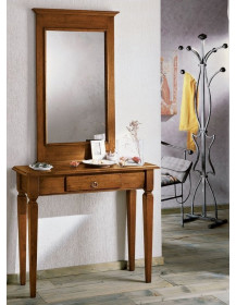 Consolle + specchiera massello