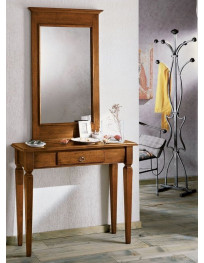 Consolle + specchiera massello