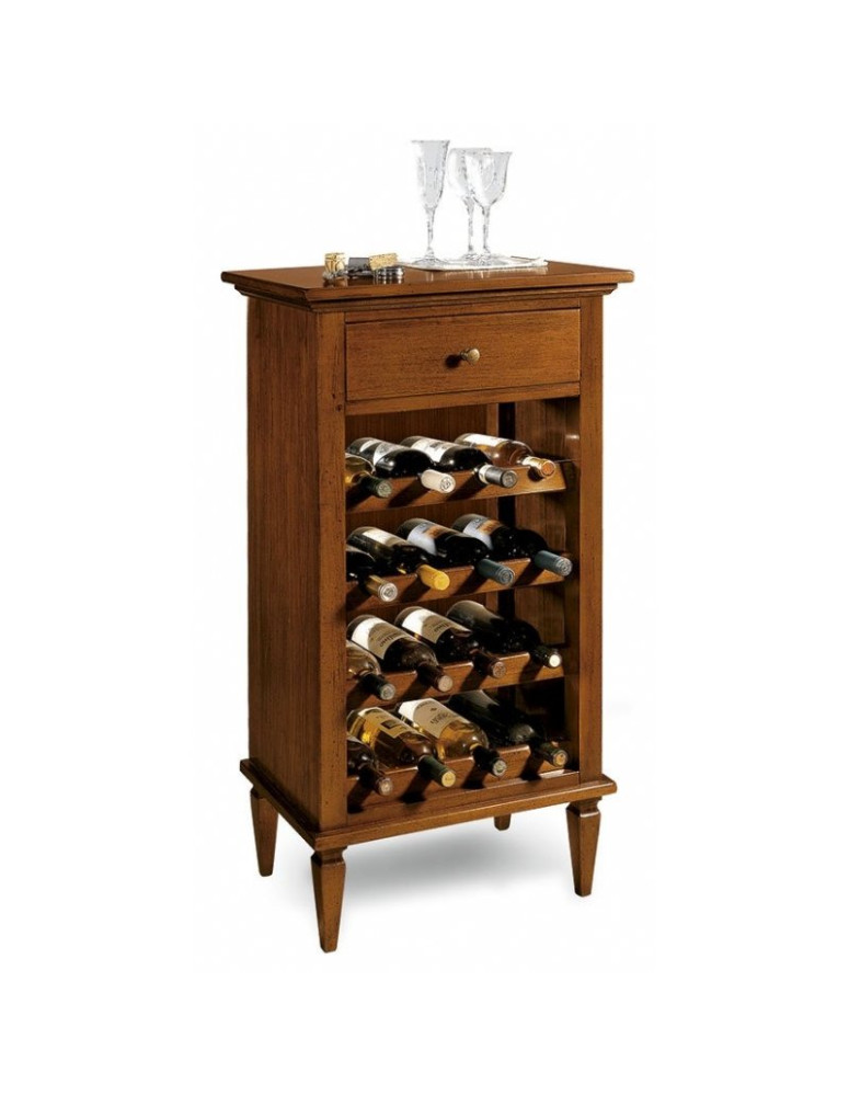 Mobili portabottiglie in massello