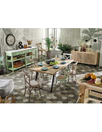 Sedia country  in Olmo Naturale o Colorata