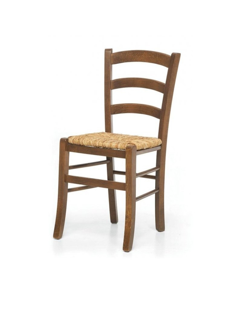 Sedia rustica noce / bianca