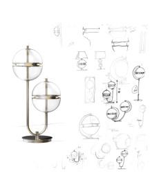 Lampada da terra LUNA