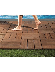 Quadrotto 30 x 30 in  legno di Teak