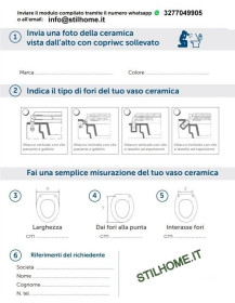 Copriwater essenza legno IDEAL STANDARD - forma  TESI -