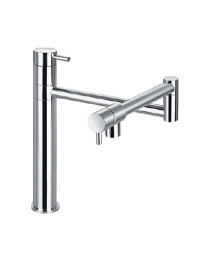 Miscelatore lavello  con bocca snodata estensibile