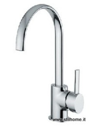 Miscelatore canna alta a U ovalizzata