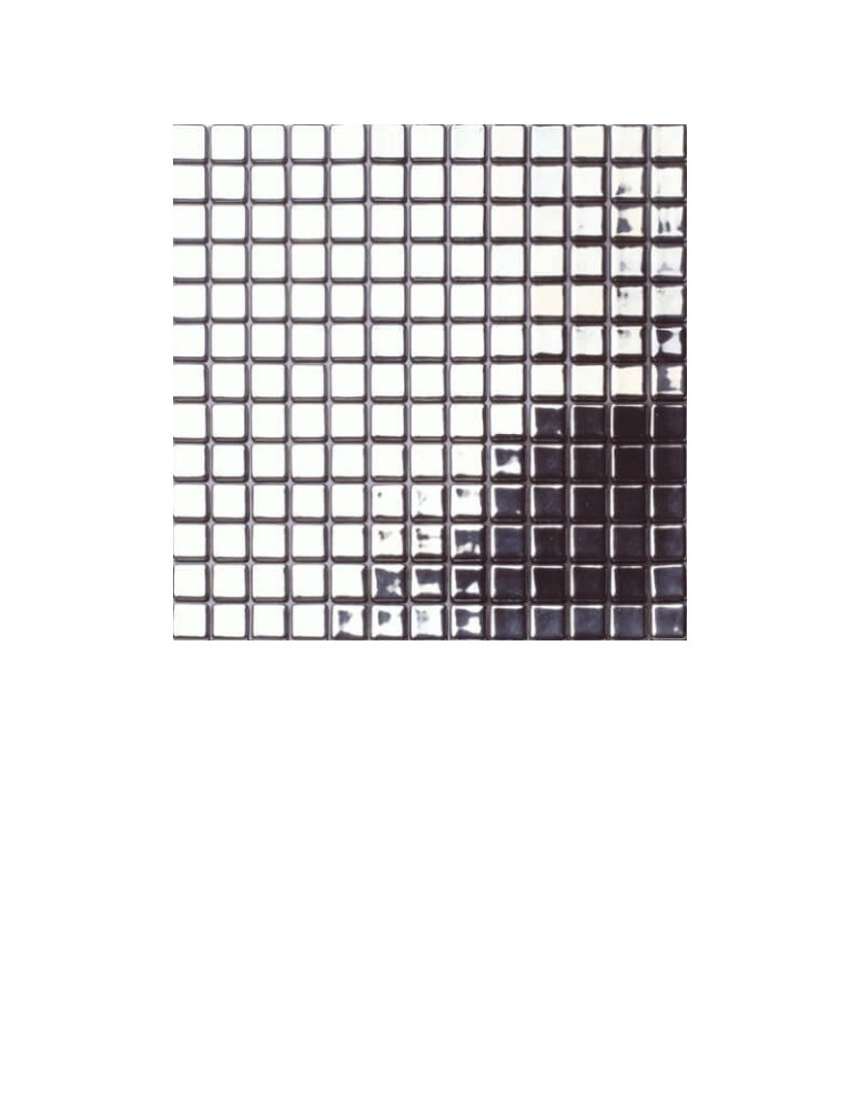 Mosaico vetroso metallizzato ( tessere mm 25 )  fogli 33,5 x 33,5