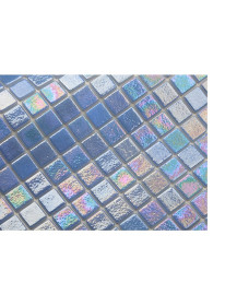 Mosaico VETROSO iridato 33,5 x 33,5 ( tessere mm.25 )