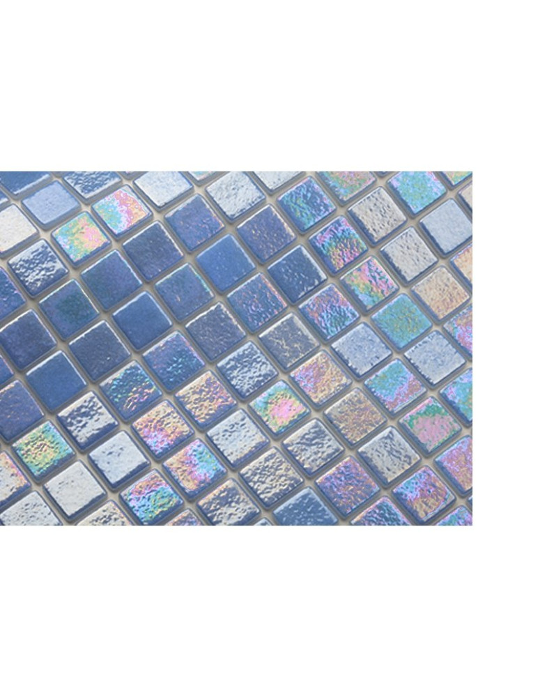 Mosaico VETROSO iridato 33,5 x 33,5 ( tessere mm.25 )