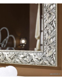 Specchiera barocca foglia oro / argento