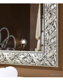 Specchiera barocca foglia oro / argento