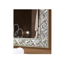 Specchiera barocca foglia oro / argento