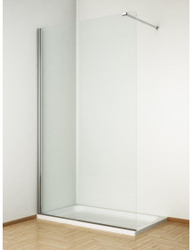 Walk-In cristallo 6 mm. e altezza 2 mt.