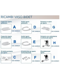 Sedile WC - BIDET  Ricambi
