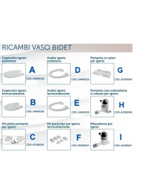 Sedile WC - BIDET  Ricambi