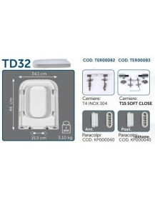 Copriwater per ARCADIA Ceramiche